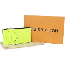 Louis Vuitton Coin Card Holder Taigarama Monogram Neon Yellow Card Case Men's Card Holder price