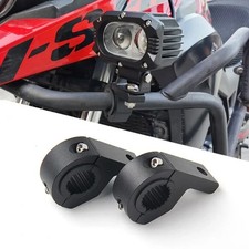 2x Motorcycle CNC Headlight Spot Lights Bracket Mount Fog Tube Fork Clamp Holder Motorcycle Lights price
