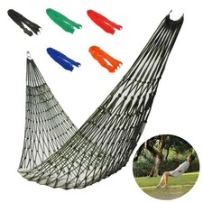 Nylon Rope Hammock Outdoor Sleeping Net Bed Portable Camping Garden Beach Yard Hammock price