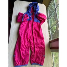 Columbia Interchange Baby Snowsuit Pink Purple Hooded Bunting 3-6 Months Baby Snowsuit price