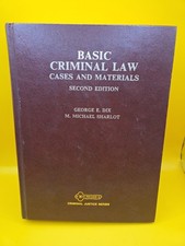 Basic Criminal Law: Cases And Materials Criminal Justice Series 2nd Edition 1980 Criminal Law price