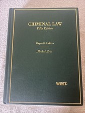 CRIMINAL LAW 5th Edition Wayne R. LaFave Hornbook Series Criminal Law price