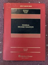 Federal Income Taxation By Bankman, Shaviro, Stark 16th Edition: Pre Owned Tax Law price