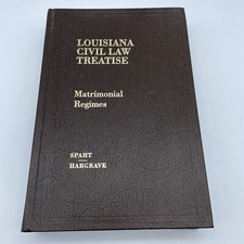 Matrimonial Regimes, 2nd (Vol. 16, Louisiana Civil Law Treatise Series) Civil Law price