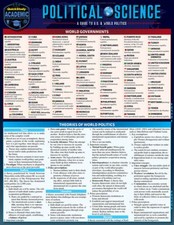 Political Science: a QuickStudy Laminated Reference Guide - VERY GOOD Political Science price
