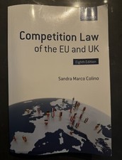 Competition Law of the EU and UK by Sandra Marco Colino (2019, Trade Paperback) Competition Law price