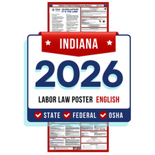 Iowa State and Federal Labor Law Poster 2026 - Non-Laminated Paper Labor Law price