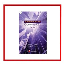 ⚖️Foundations of Commercial Law VG PB Legal Law Book LexisNexis Free Shipping Commercial Law price