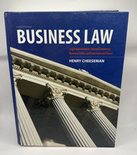 Business Law (8th Edition) - Hardcover By Cheeseman, Henry R - GOOD Commercial Law price