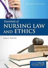 Essentials of Nursing Law and - Paperback, by Westrick Susan J. - Very Good j Medical Law price