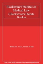 Blackstone's Statutes on Medical Law (Blackstone's Statute Books Medical Law price
