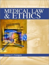 Medical Law and Ethics Paperback Bonnie F. Fremgen Medical Law price