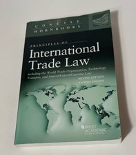 International Trade Law Including the WTO, Technology Transfers, and Import/Expo International Law price