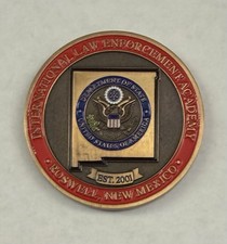 International Law Enforcement Academy Roswell NM Dept Of State Challenge Coin International Law price