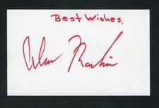 Alan Rachins DECEASED Actor Leave it to Beaver, L.A. Law Signed 3x5 Card E28930 IT Law price