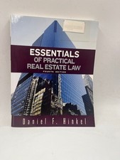 Essentials of Practical Real Estate Law -Hinkel, Daniel F.  Fourth Edition Real Estate Law price