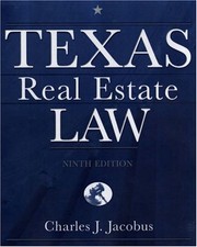 Texas Real Estate Law Hardcover Charles J. Jacobus Real Estate Law price