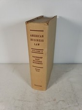 American Business Law Volume 2 Partnership, Sales, Negotiable Instruments 1943 Negotiable Instruments Law price