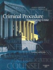 Criminal Procedure: - Paperback, by Dressler Joshua; Thomas - Very Good Criminal Procedure Law price