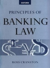 Principles of Banking Law By Ross Cranston Banking Law price