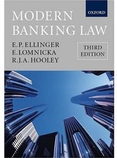 Modern Banking Law By E. P. Ellinger, Eva Lomnicka, Richard Hool Banking Law price