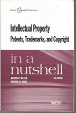 Intellectual Property, Patents,Trademarks, and Copyright in a Nutshell (Nuts... Intellectual Property Law price