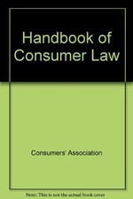 Handbook of Consumer Law By Consumers' Association Consumer Law price