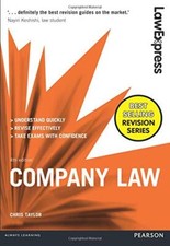 Company Law: Uk Edition (Law Express) By Chris Taylor Company Law price