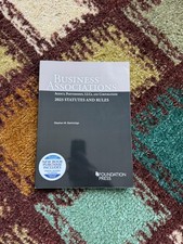 Business Associations: Agency, Partnerships, LLCs, and Corps (2023 Edition) Foundations - Associations Law price