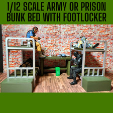 MILITARY or PRISON BUNK Bed With Free Footlocker. G.I. Joe Classified, Marvel Bunk Bed price