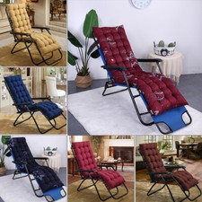 Garden Lounge Chair Cushion Tufted Outdoor Rocking Seat Deck Chaise Pad Recliner Garden Chair price