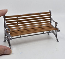 3-D Print Miniature Dollhouse Outside Park Garden Bench Furniture 1:12 Scale Garden Bench price