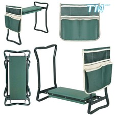 New Folding Garden Kneeler Bench Kneeling Soft Eva Pad Seat With Stool Pouch Garden Bench price