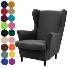 Stretch Wing Chair Cover Slipcover Armchair Wingback Sofa Protector Removable US Garden Armchair price