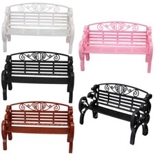 1/6 Scale Dollhouse Miniature Victorian Park Chairs Garden Armchairs Furniture Garden Armchair price
