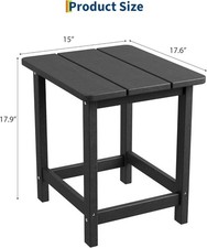 Outdoor Adirondack Side Table HDPE Weather Resistant End Table Patio Garden Garden Side Table price
