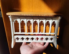 Gothic Side Table 1/6 Scale Dollhouse Miniature Furniture Unfinished Living Room Garden Side Table price