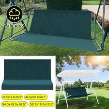 Green Garden Swing Chair Canopy Replacement 3 Seat Cover Set Waterproof Garden Swing price