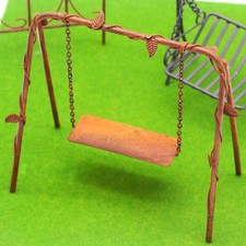 Dollhouse Garden Swing Fairy Garden Toy DIY Garden Swing price