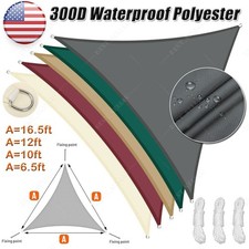 Sun Shade Sail Garden Patio Awning Canopy Waterproof UV Triangle Cover Outdoor Garden Awning price