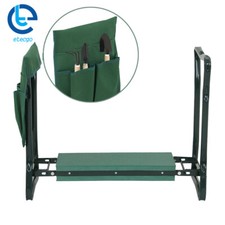 Foldable Kneeler Garden Kneeling Bench Stool Soft Cushion Seat Pad w Tool Pouch Garden Stool price