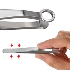 Universal Nose Hair Trimming Tweezers Stainless Steel Eyebrow Hair Scissors Tweezers price