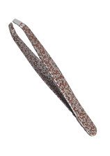 Glitter Slant Tip Eyebrow Tweezers Stainless Steel Precision Hair Removal Tool Tweezers price