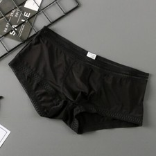 Ice Silk Men's Boxer Briefs Lace Men's Panties Low Rise Underwear Breathable Men's Briefs price