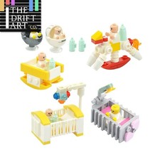 Baby Stroller Bed Kids Cart Chair Milk Bottle for Lego Building Blocks Sets DIY Baby Bed price