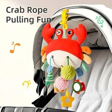 Baby Bed Hanging Drawstring Cheer Toy Bell Pendant Cartoon Nibble Pull Crib Mobi Baby Bed price