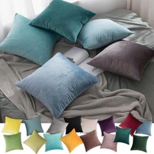 Velvet Plain Solid Colour Cushion Covers Pillow Case Premium Home Decorative Pillow price