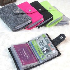 Women/Men ID Credit Card Holder Business Pocket Case Slim Purse Wallet Unisex Women's Card Holder price