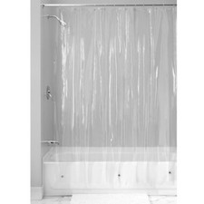 NEW SOLID WATER REPELLENT BATHROOM SHOWER CURTAIN LINER CLEAR ALL COLORS Shower / Bathroom Curtain price