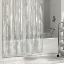 1PC SOLID VINYL BATHROOM SHOWER CURTAIN LINER WITH METAL GROMMETS MANY COLORS Shower / Bathroom Curtain price